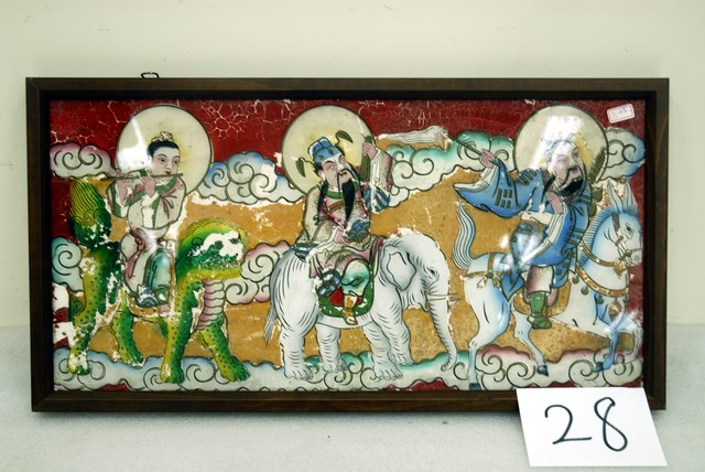 八仙玻璃畫神明彩 (共4張)