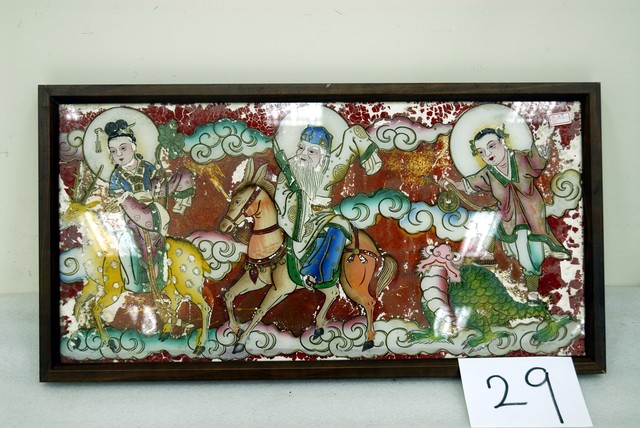 八仙玻璃畫神明彩 (共4張)