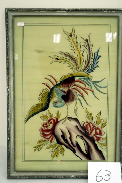 鳳凰牡丹玻璃畫 (共4張)