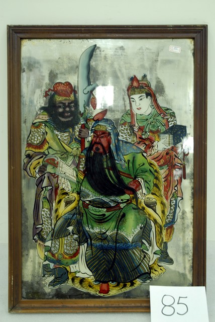 關聖帝君玻璃畫神明彩 (共4張)