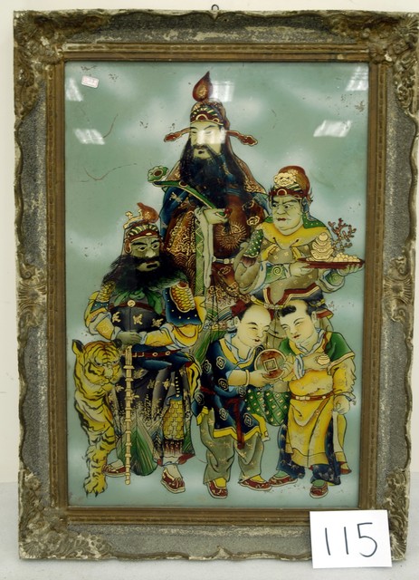 財神玻璃畫神明彩 (共4張)