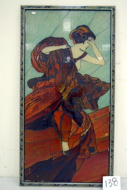 新藝術風格四季之春玻璃畫 (共4張)