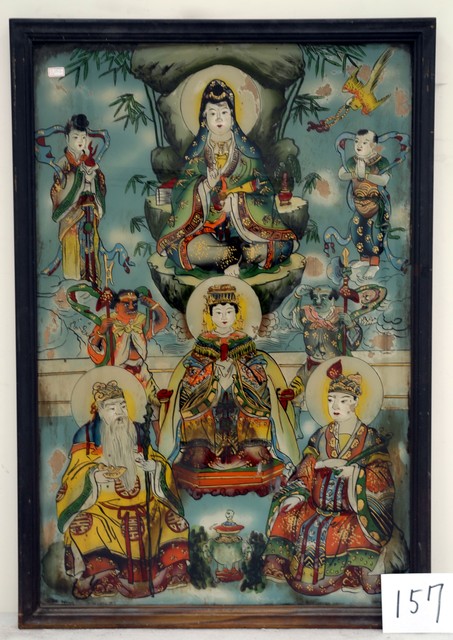 玻璃畫神明彩 (共4張)