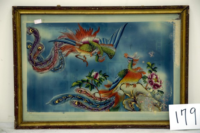 鸞鳳和鳴玻璃畫 (共4張)