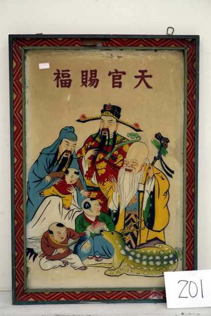天官賜福玻璃畫神明彩 (共4張)