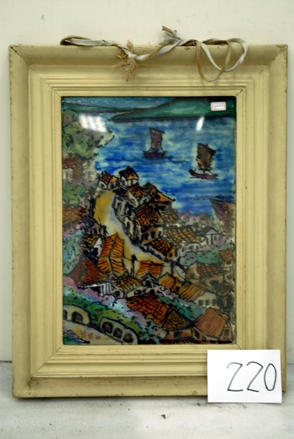 淡水河景玻璃畫 (共4張)