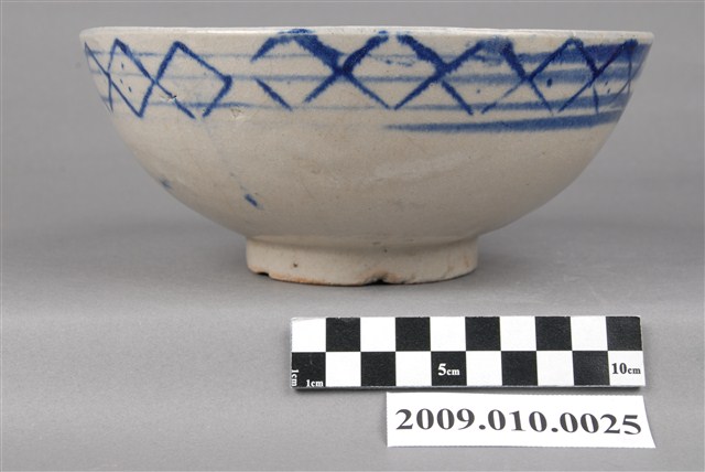 手繪青花菱紋碗 (共4張)