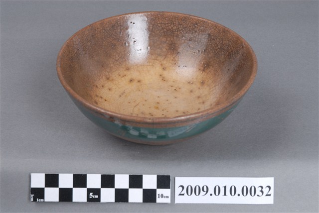 藍彩線紋碗 (共3張)