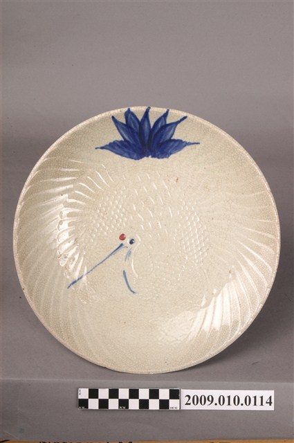 臺灣鶯歌產鶴紋盤 (共4張)