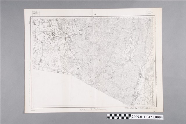 大日本帝國陸地測量部編繪〈五萬分一地形圖臺南十一號－旗山〉假製版 (共2張)