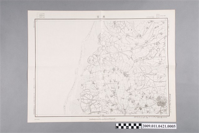 大日本帝國陸地測量部編繪〈五萬分一地形圖臺南十三號－麻豆〉假製版 (共2張)