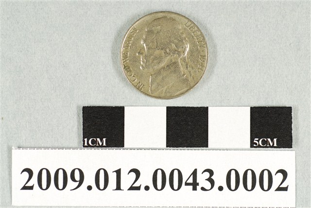 1994年美國鑄幣局發行美國伍分硬幣 (共2張)