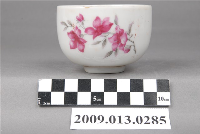 轉印花卉紋茶杯 (共10張)