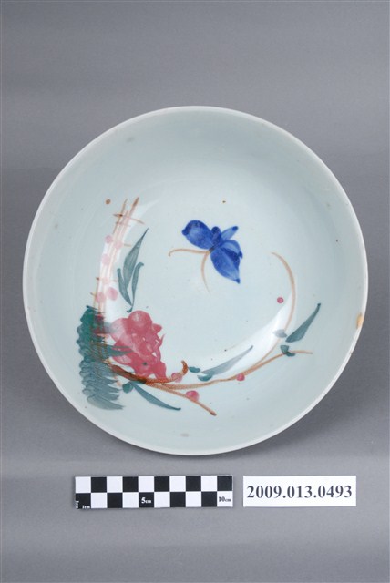 彩繪花蝶紋碗 (共8張)