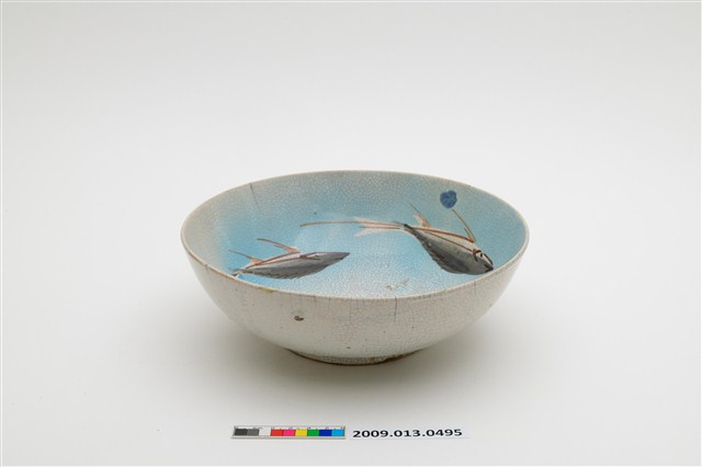 彩繪雙魚紋碗 (共4張)