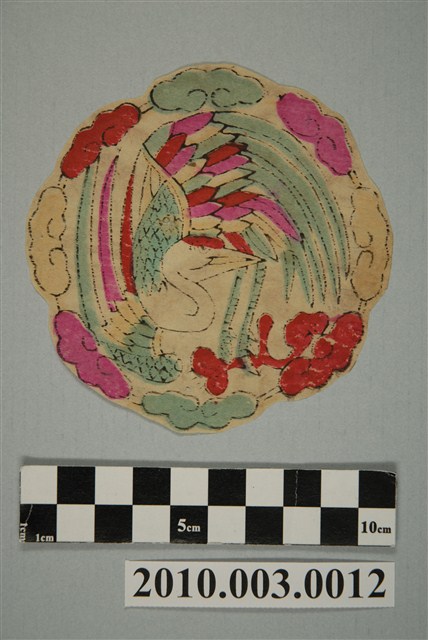 團鶴版印彩紙 (共2張)