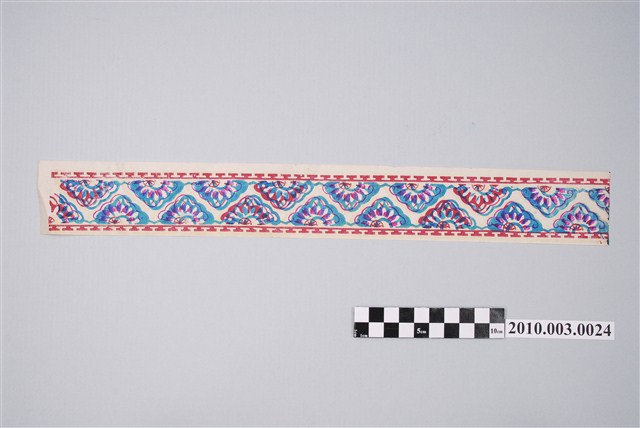 花卉版印花條 (共2張)