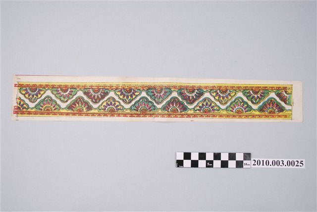 花卉版印花條 (共2張)