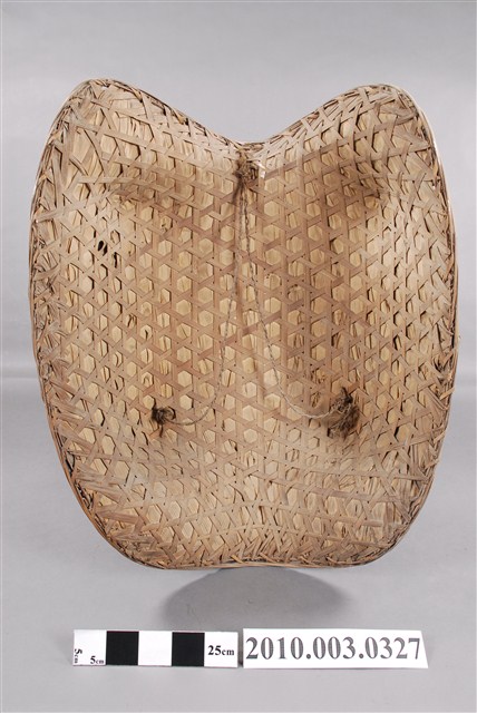 竹製龜甲笠 (共4張)