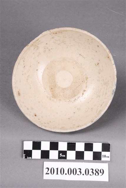 手繪白瓷青花弦紋碗 (共4張)