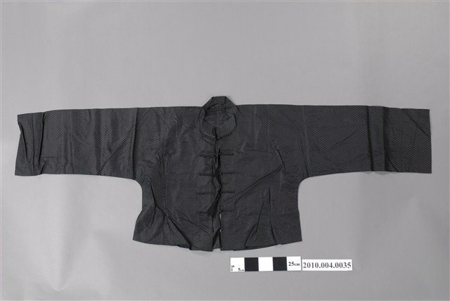 黑紗羅對襟男外褂 (共8張)