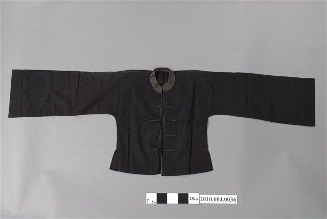 黑絲質對襟外褂 (共8張)