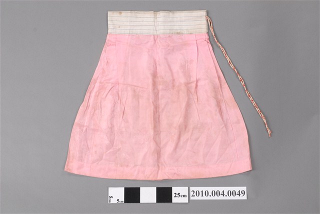 粉紅絲質緹花女裙 (共4張)