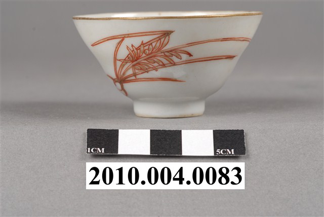 彩繪蘭花瓷杯 (共4張)