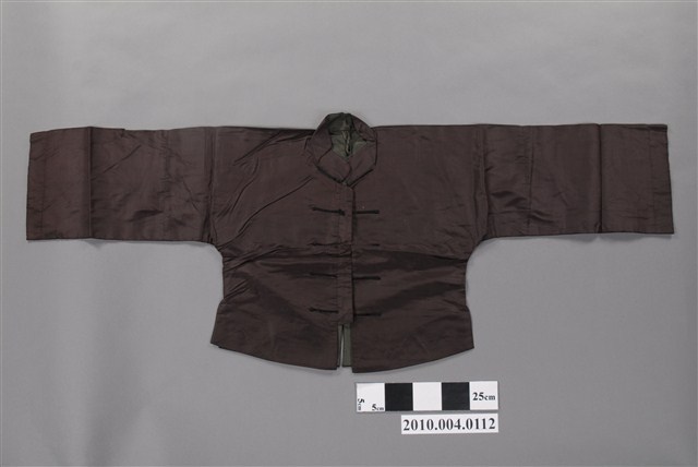 玄色絲緞對襟男外褂 (共6張)