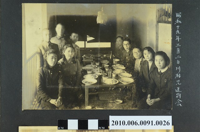 昭和19年3月2日川林先生送別會 (共1張)