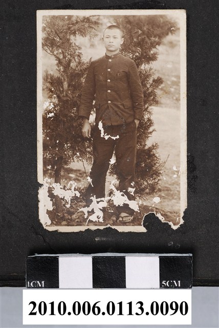 臺南長老教中學校男學生個人照 (共1張)