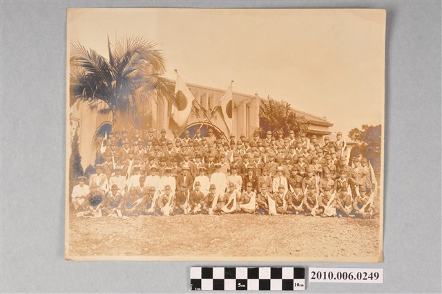 高雄州潮州壯丁團訓練奉公紀念合照 (共2張)