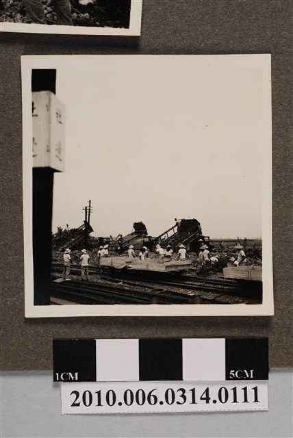 屏東線鐵道鋪設工作照18 (共2張)