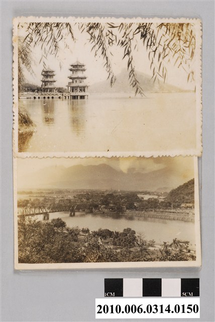 左營春秋閣與1961年臺中大里鄉對外橋道 (共4張)