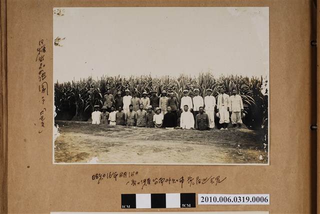 一番瀨佳雄巡視虎尾日糖蔗園合照 (共1張)