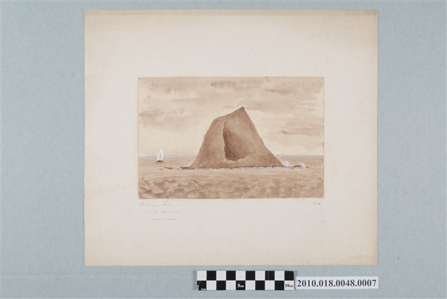 從陸地望見福爾摩沙東北端基隆嶼 (共3張)