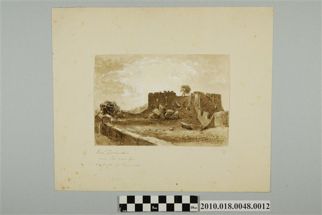 福爾摩沙西部沿岸臺灣府附近的熱蘭遮城 (共4張)