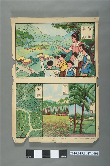 臺灣文教出版社國民小學社會二年級上期教學掛圖 (共2張)