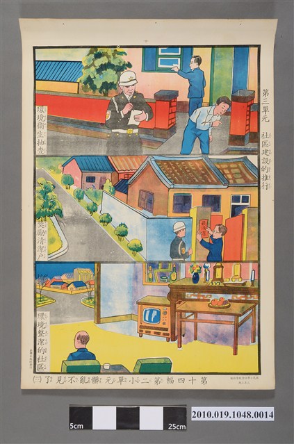 台聯出版社國民小學社會三年上期教學掛圖髒亂不見了（三） (共2張)