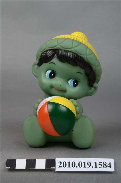 綠色玩球男孩玩偶 (共9張)
