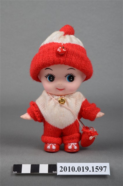 紅白相間丘比玩偶 (共10張)