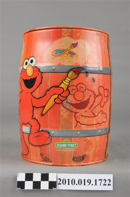 芝麻街木桶造型存錢筒 (共6張)