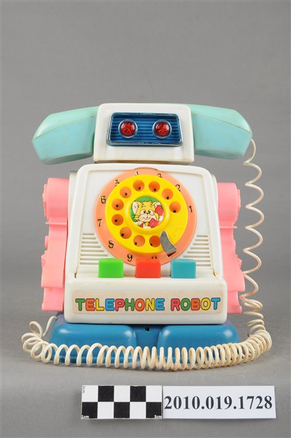 機器人造型轉盤電話玩具 (共10張)