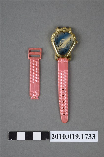 粉色錶帶玩具手錶 (共4張)