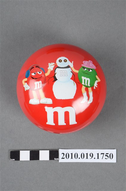 M＆M's紅色鐵製糖果盒 (共5張)