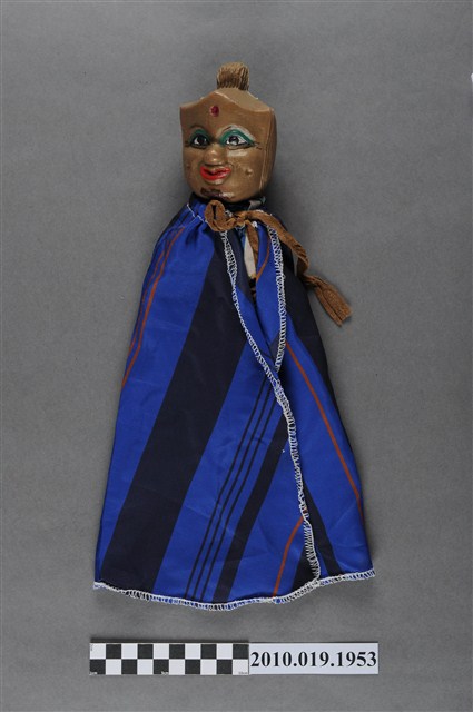 藍袍咖啡色布袋戲偶 (共4張)