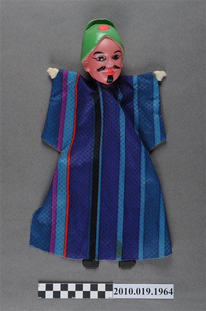 綠帽八字鬍布袋戲偶 (共4張)