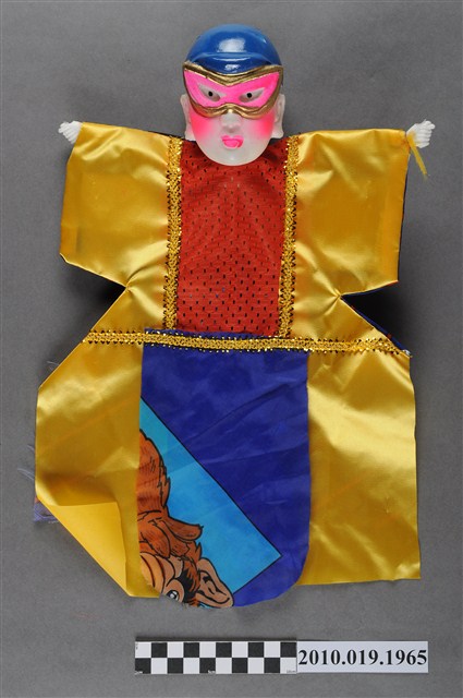 藍帽面具男性布袋戲偶 (共4張)