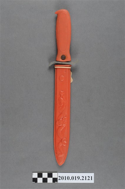 橘色塑膠玩具劍 (共6張)