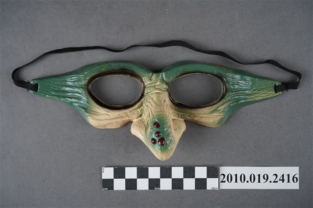 綠色外星人塑膠面具 (共4張)